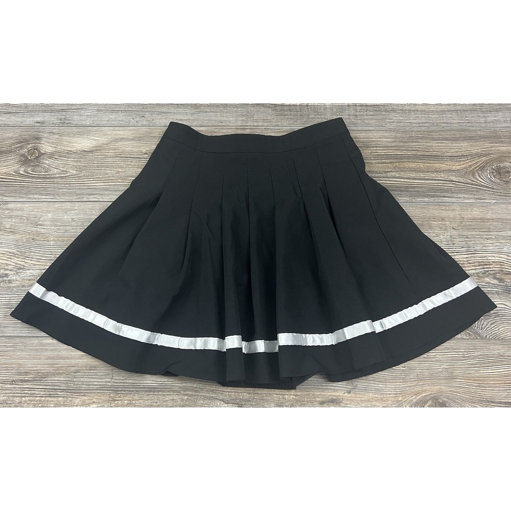 Romwe Womens‎ Mini Skirt Sz Small Pleated Gothic Grunge Schoolgirl